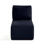 Voir la diapositive 1 : LISA DESIGN Santorini - module d'assise - en tissu texturé