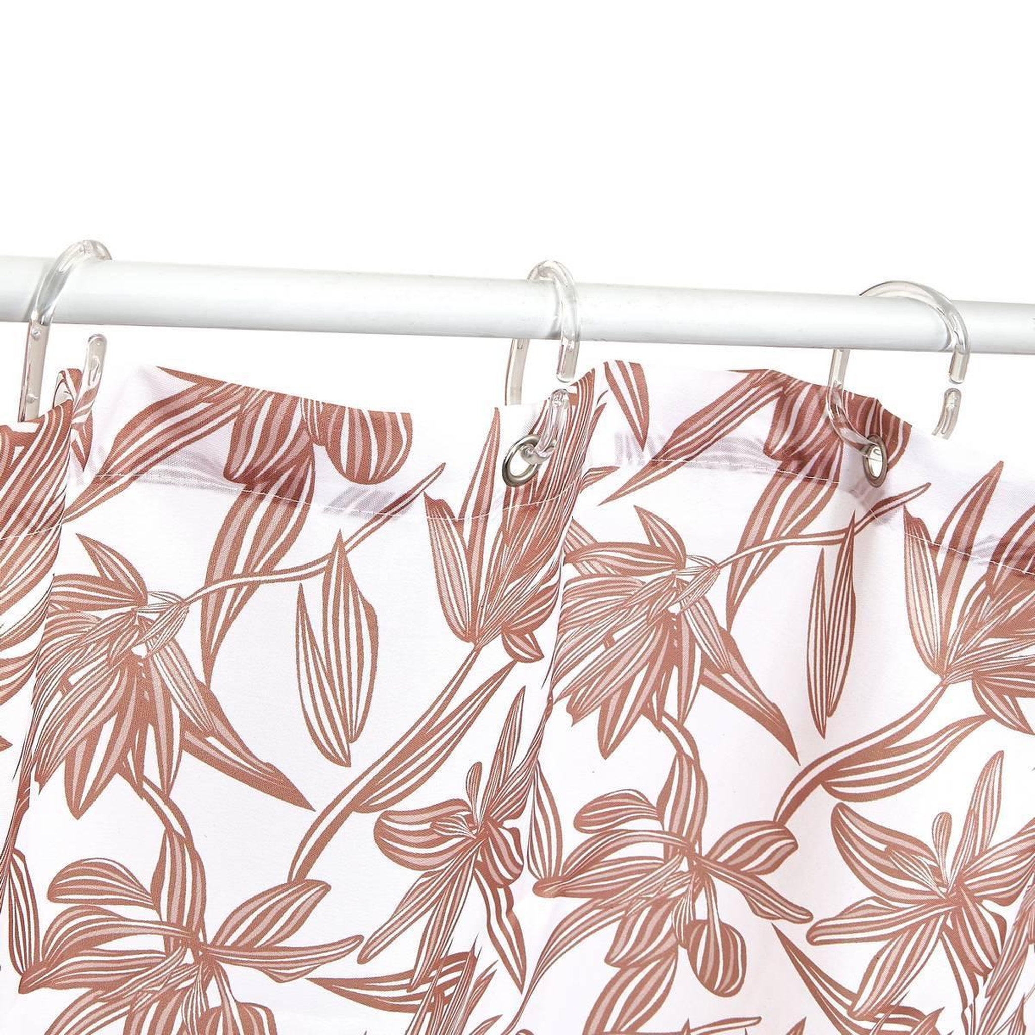 Voir la diapositive 3 : FIVE Rideau de douche imprimé  bloom  180x200cm rose