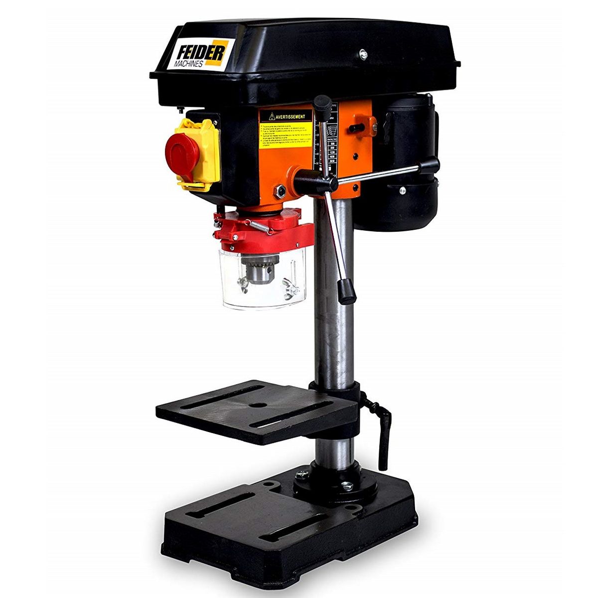 BUILDER Perceuse électrique colonne 350W - 13mm + Etau 