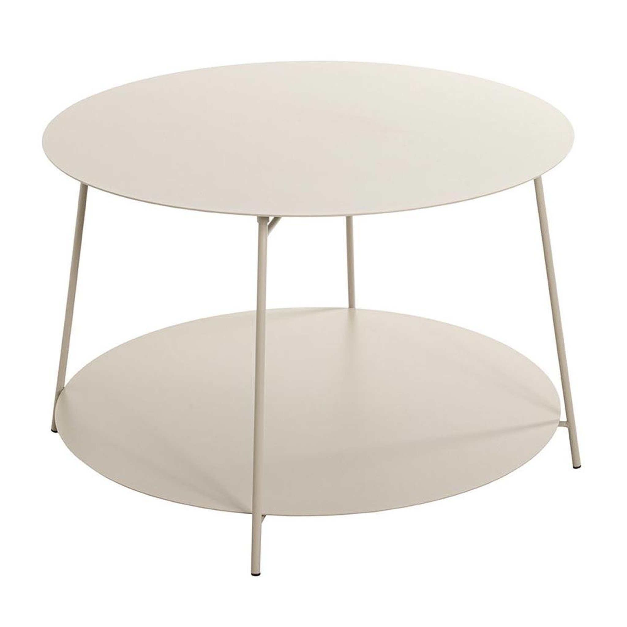 Paris Prix Table basse en métal  conrad  65cm gris