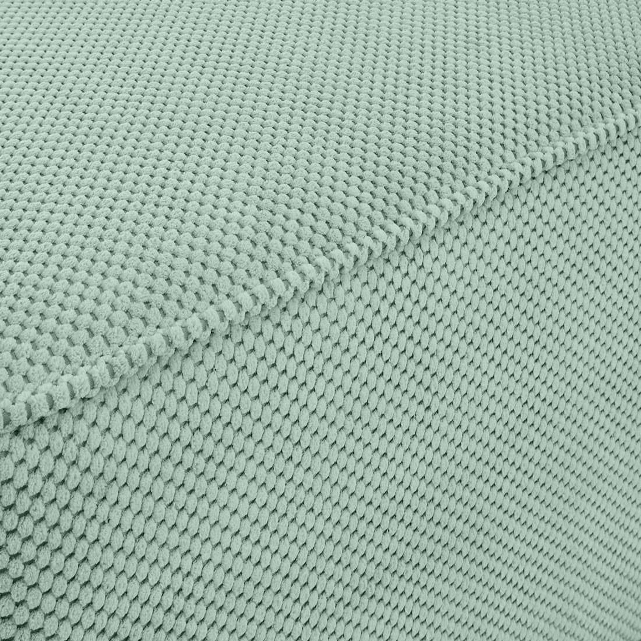 Voir la diapositive 6 : BEST MOBILIER Topaze - pouf - en velours texturé