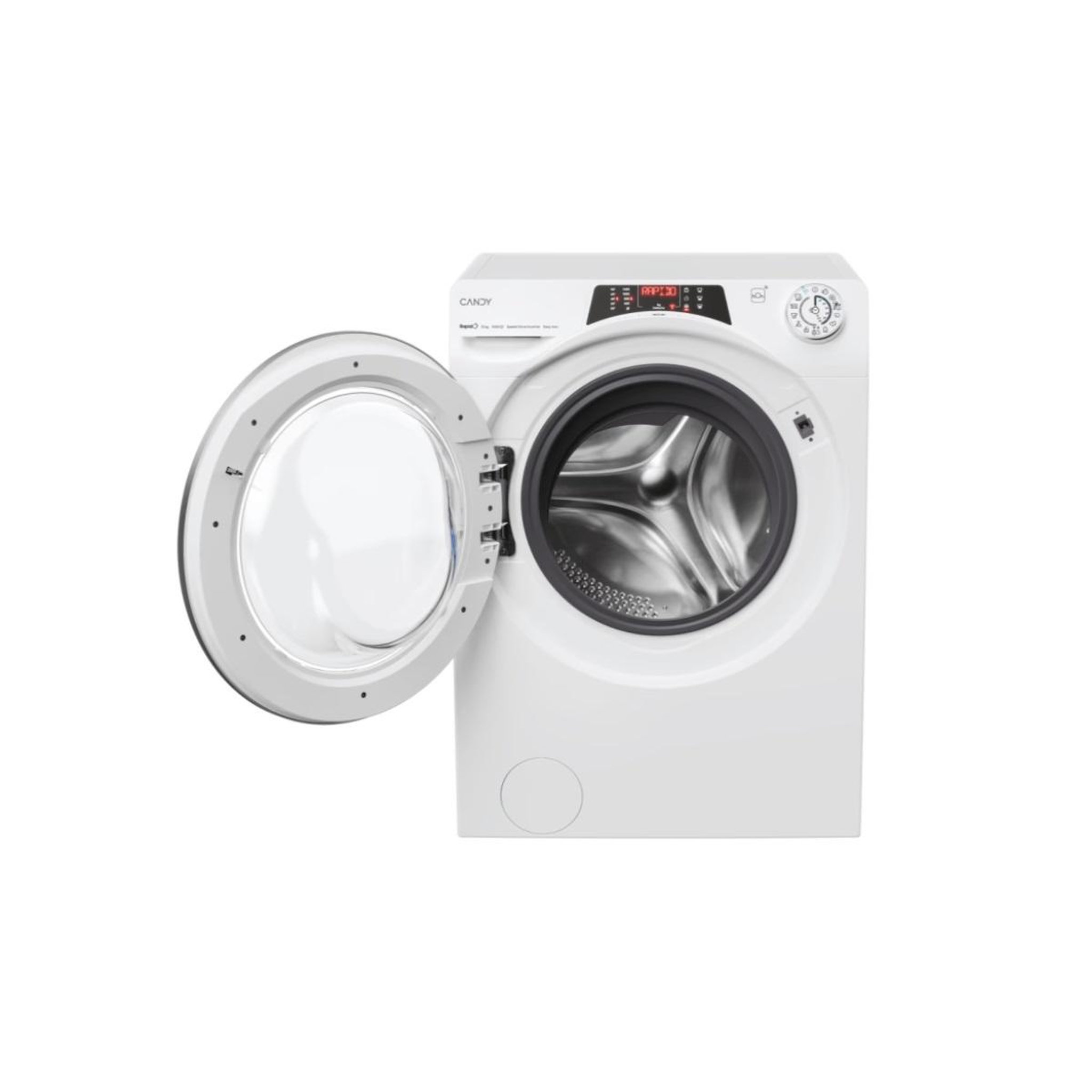 Voir la diapositive 3 : Candy Lave-linge frontal 12kg 1400 tours/min blanc - ro14126dwmst-s