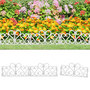 Voir la diapositive 1 : VIDAXL Bordures de pelouse 17 pcs Blanc 10 m PP