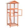 Voir la diapositive 2 : VIDAXL Cage a oiseaux 68x62x166 cm bois de sapin massif