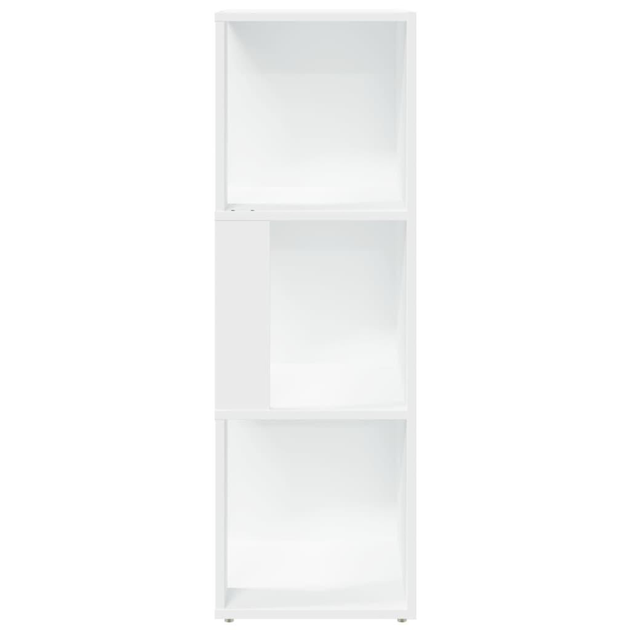 Voir la diapositive 5 : VIDAXL Armoire d'angle Blanc 33x33x100 cm Bois d'ingenierie