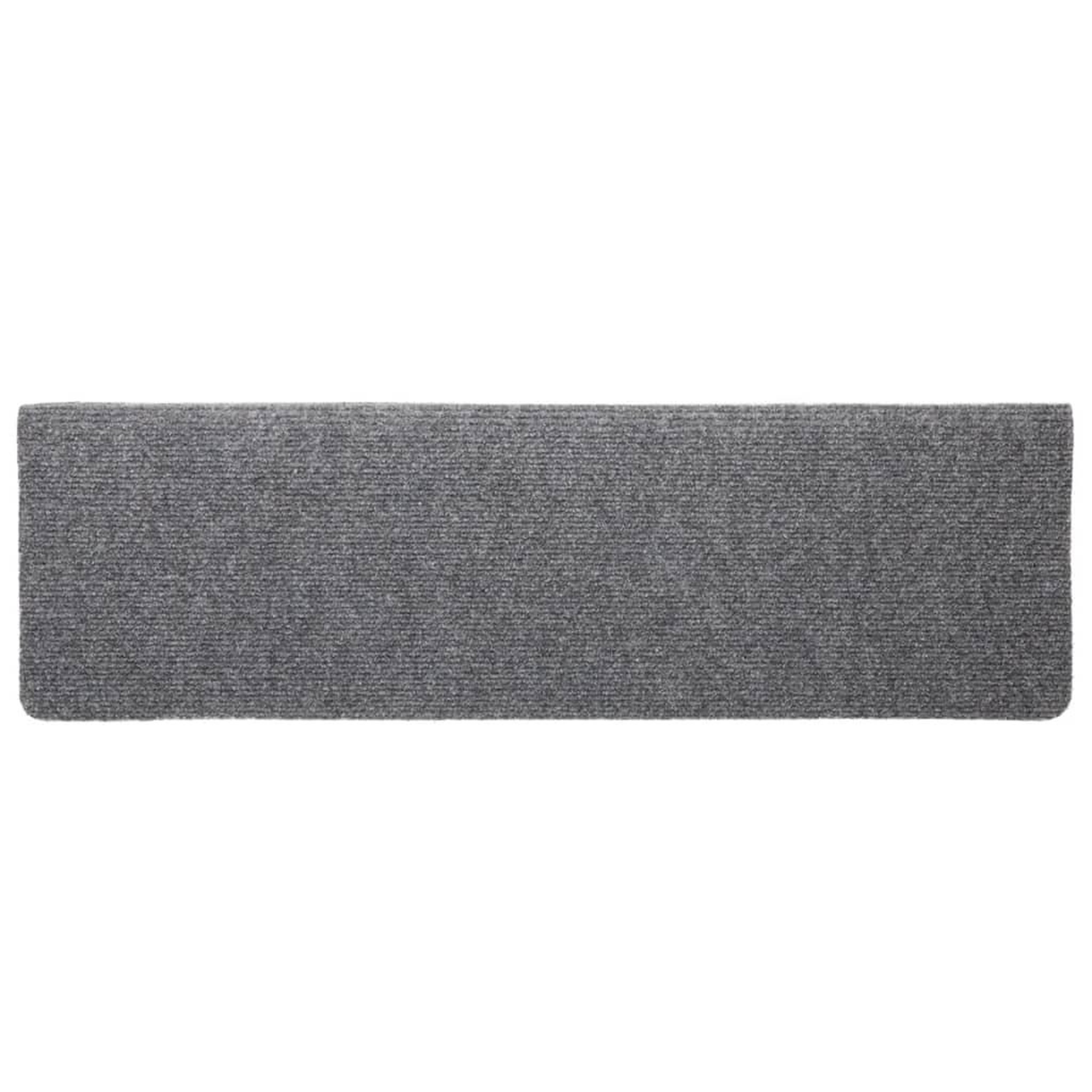 Voir la diapositive 5 : VIDAXL Tapis de marches d'escalier 10 pcs Gris 65x21x4 cm Aiguillete
