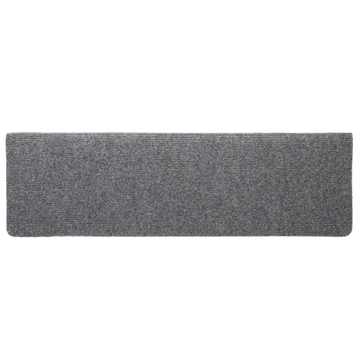 VIDAXL Tapis de marches d'escalier 10 pcs Gris 65x21x4 cm Aiguillete