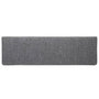 Voir la diapositive 5 : VIDAXL Tapis de marches d'escalier 10 pcs Gris 65x21x4 cm Aiguillete