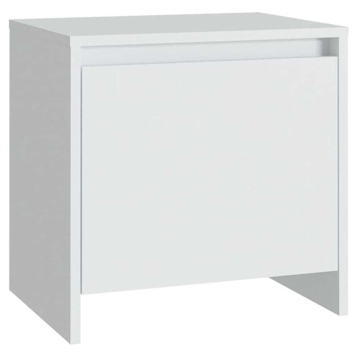 VIDAXL Tables de chevet 2 pcs blanc 45x34x44,5 cm bois d'ingenierie