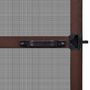 Voir la diapositive 4 : VIDAXL Moustiquaire a charniere pour portes Marron 100x215 cm
