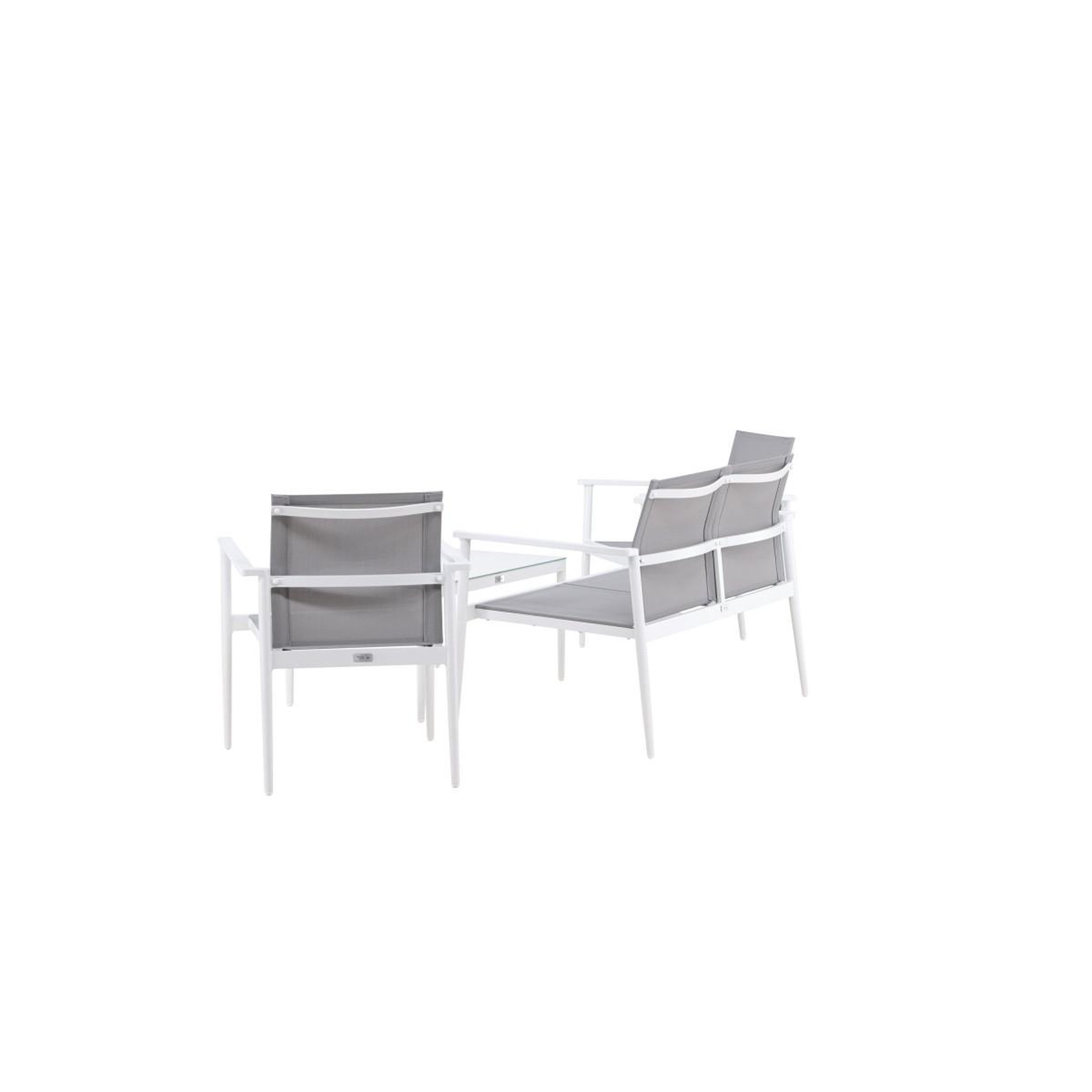 Voir la diapositive 5 : Paris Prix Salon de jardin  break  105cm blanc