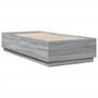 Voir la diapositive 3 : VIDAXL Cadre de lit avec LED sans matelas sonoma gris 90x200 cm