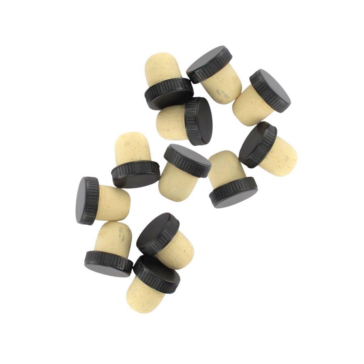 Fackelmann Lot de 12 bouchons de liège Fackelmann Bar Concept