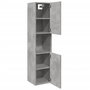 Voir la diapositive 5 : VIDAXL Armoire de salle de bain suspendue gris beton bois d'ingenierie