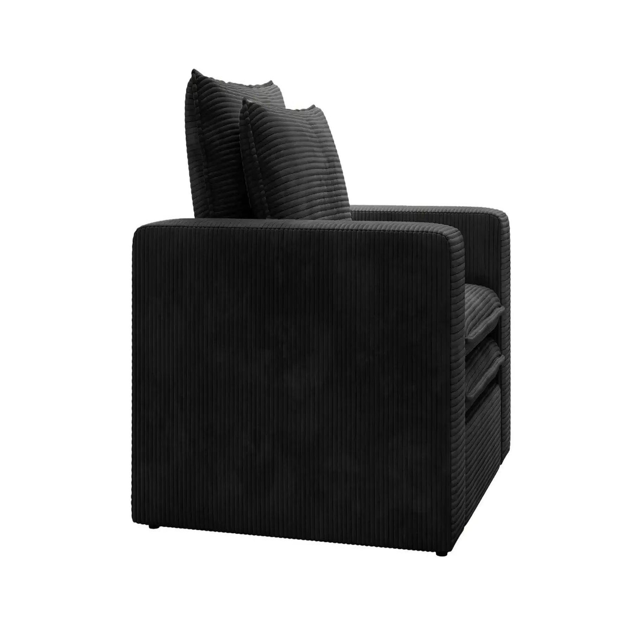 Voir la diapositive 6 : CASANOVA PARIS Oscar - fauteuil en velours côtelé
