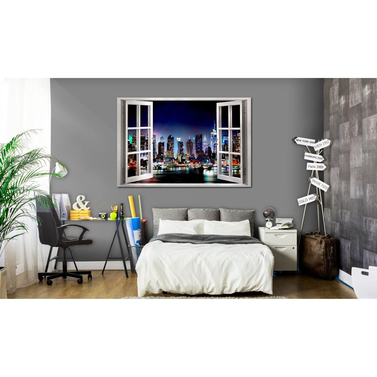 Paris Prix Tableau Imprimé  Window : View of New York