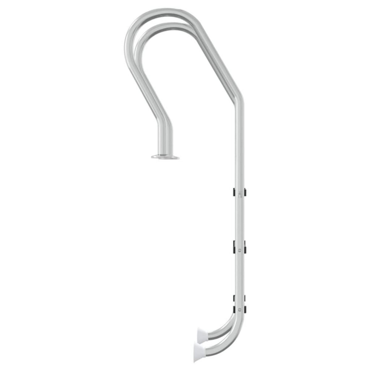 VIDAXL Echelle de piscine 54x38x158 cm acier inoxydable 304