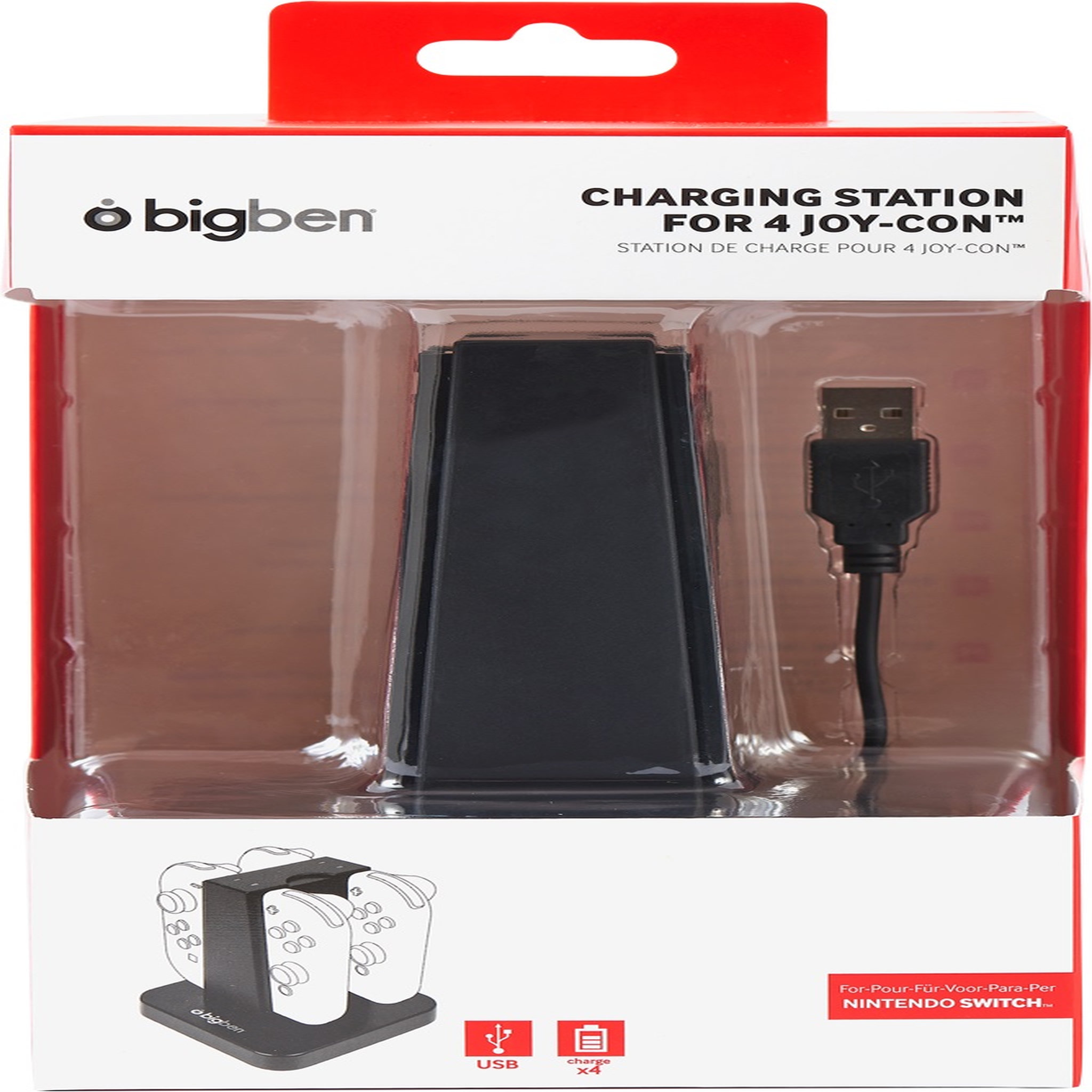 Voir la diapositive 3 : BIGBEN Station de charge pour 4 Joy-Con Nintendo Switch
