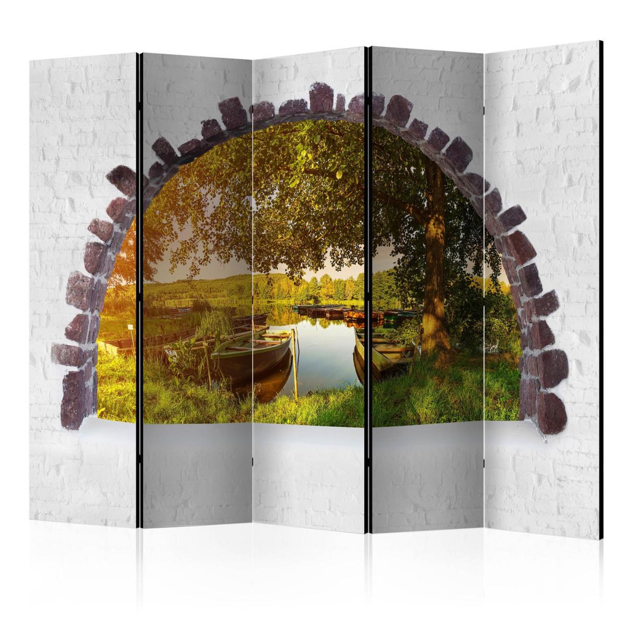 Paris Prix Paravent 5 volets  summer lake  172x225cm