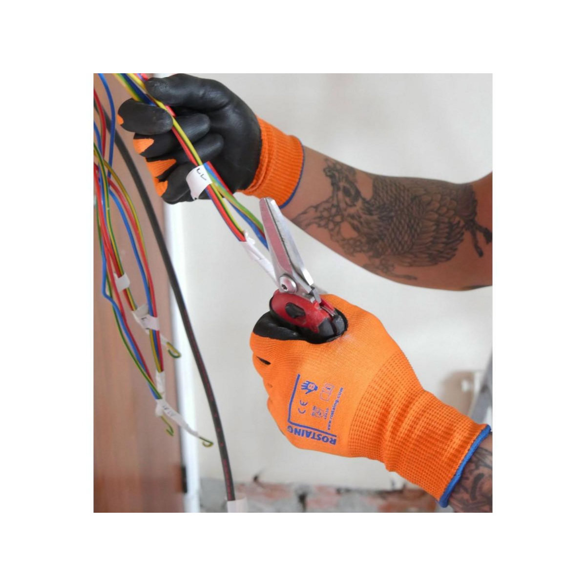 ROSTAING Gants anti-coupure tous travaux DURANIT PLUS - Taille 7 - Rostaing