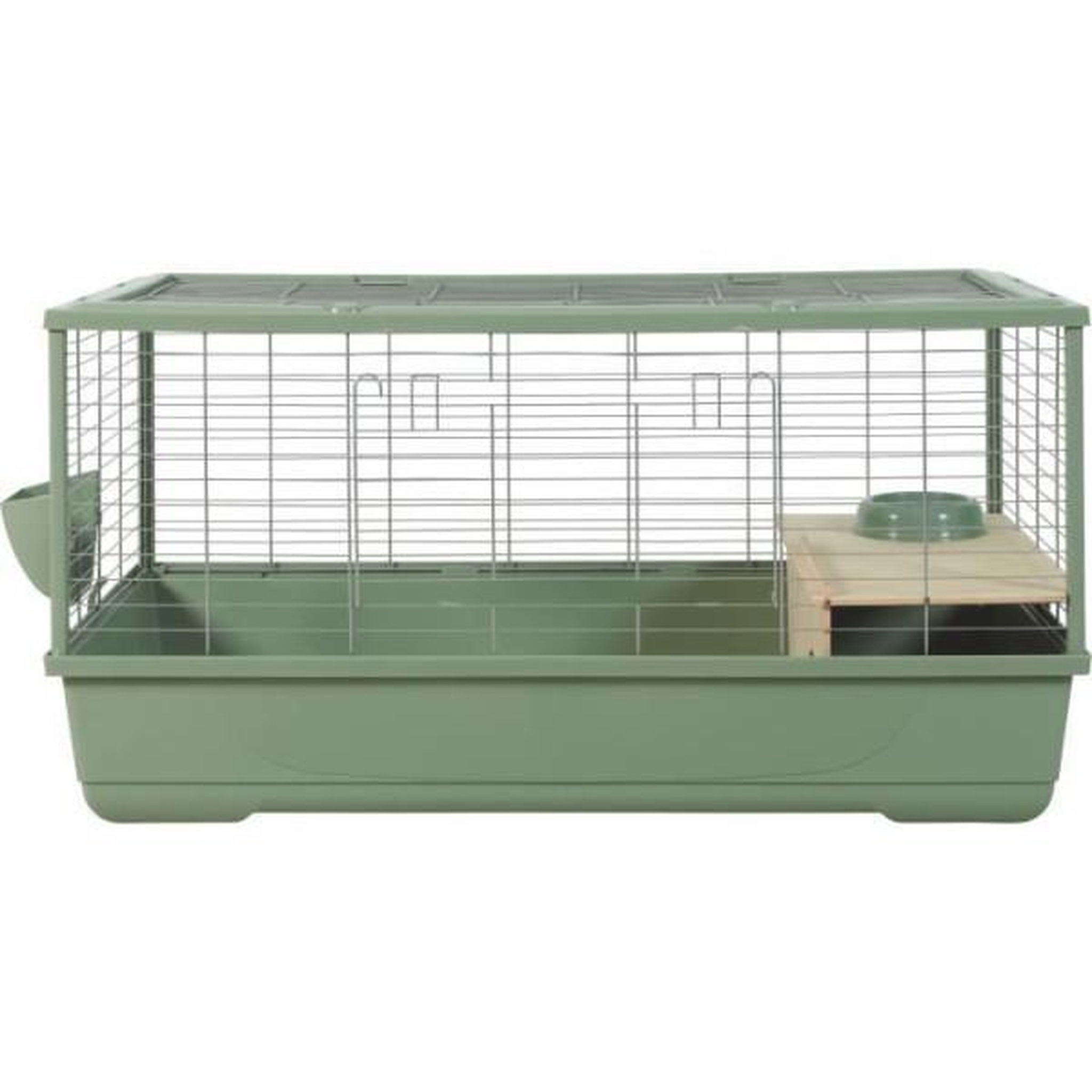 Voir la diapositive 2 : Zolux Cage rongeur - Zolux - Néolife Connect - Pour lapin et cochon d'inde - 101.5 x 54 x 51 cm - Vert