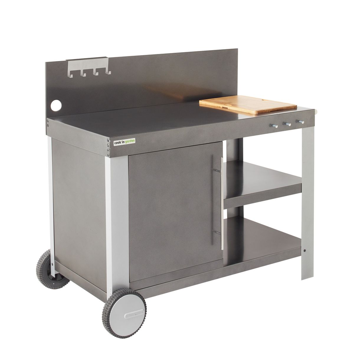COOK'IN GARDEN Desserte métal accessoirisée NOVA