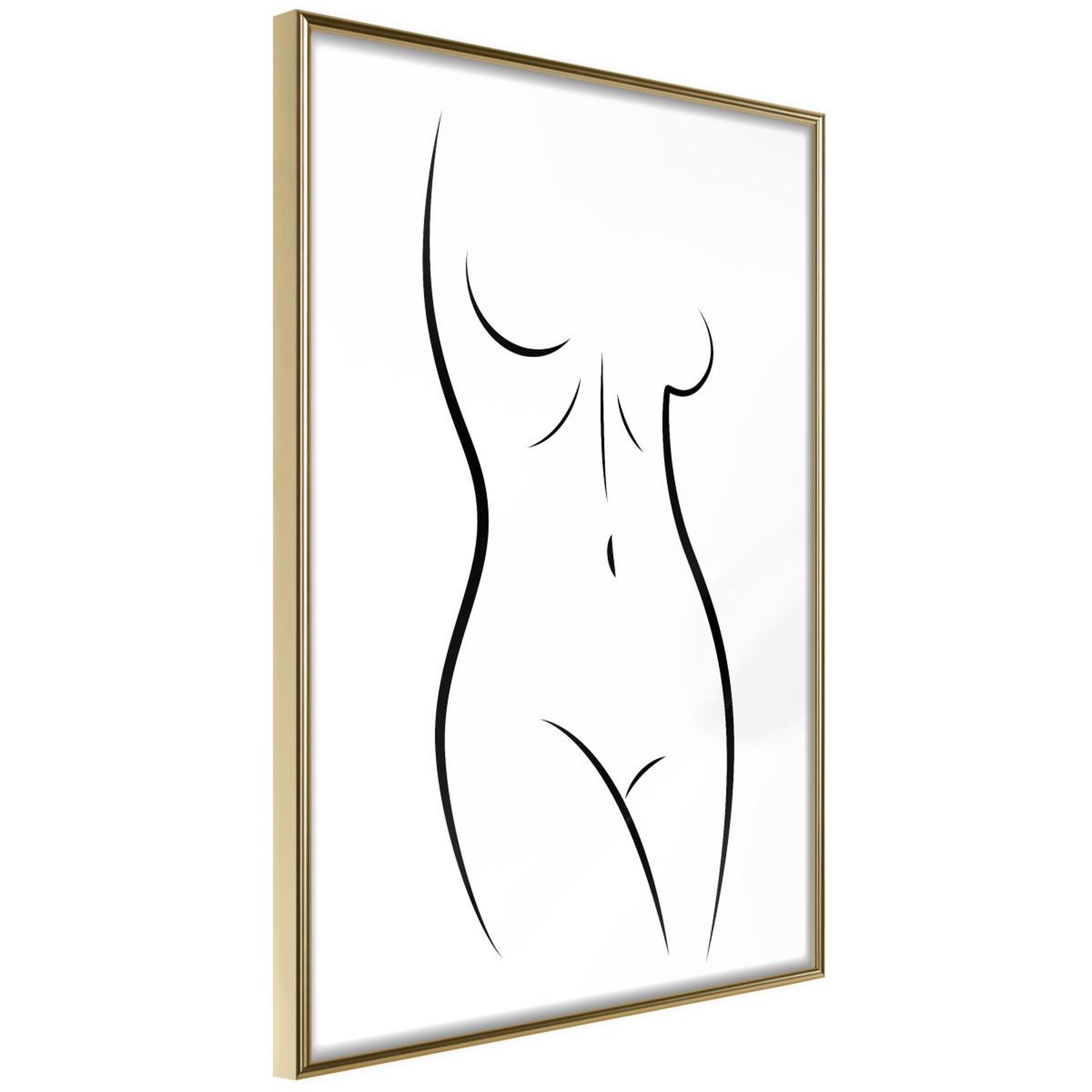 Voir la diapositive 1 : Paris Prix Affiche Murale Encadrée  Minimalist Nude