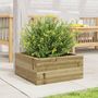 Voir la diapositive 3 : VIDAXL Jardiniere 50x50x23 cm bois de pin impregne