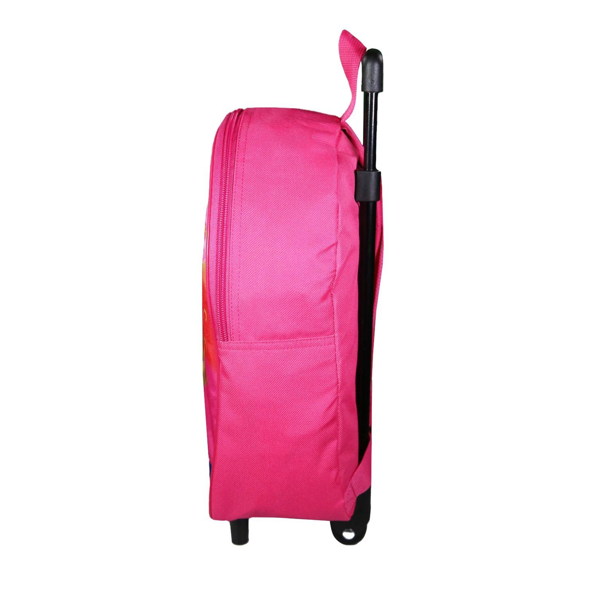 Voir la diapositive 3 : Bagtrotter Sac à dos à roulettes 32 cm maternelle Les Trolls Rose