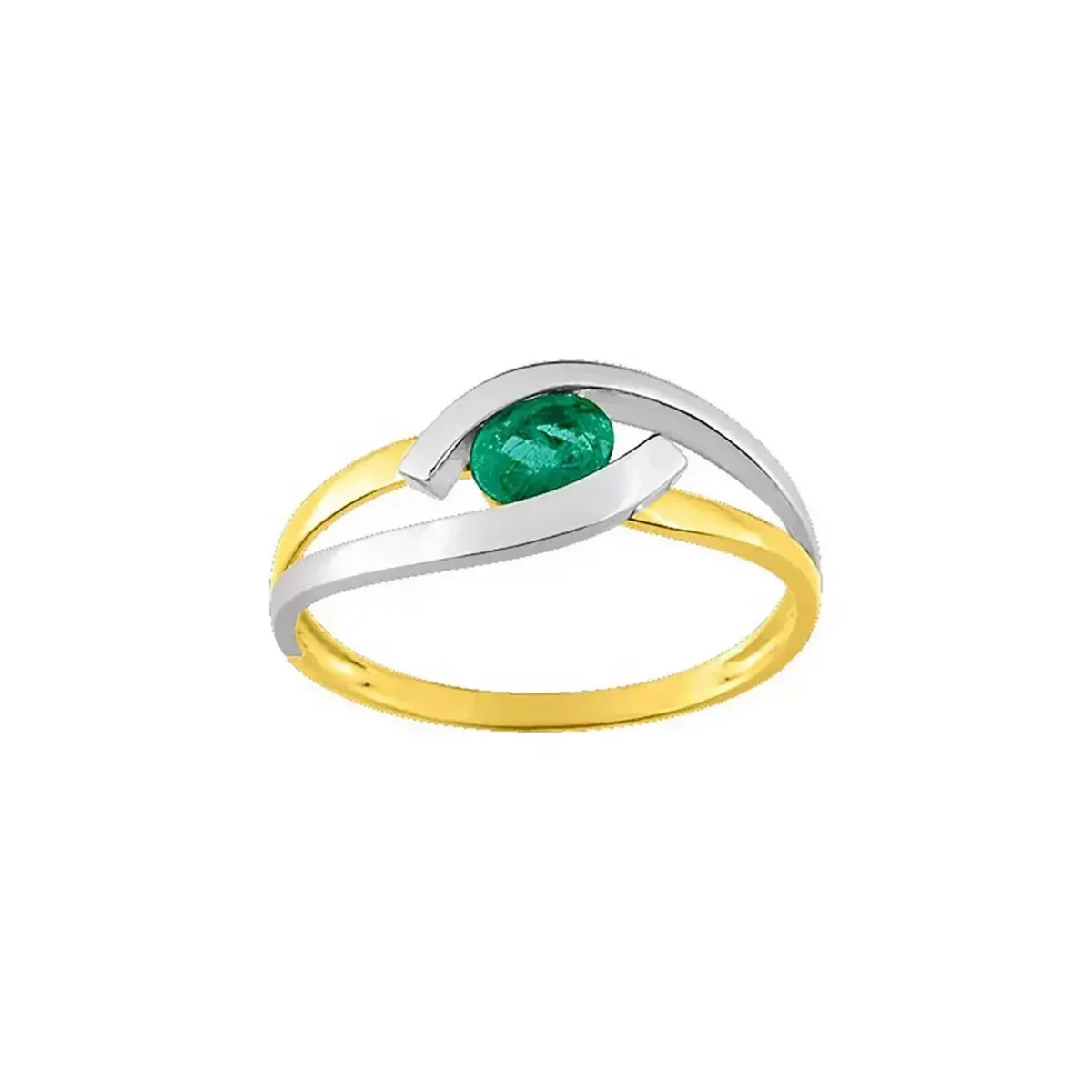 Bague emeraude 2025 femme pas cher