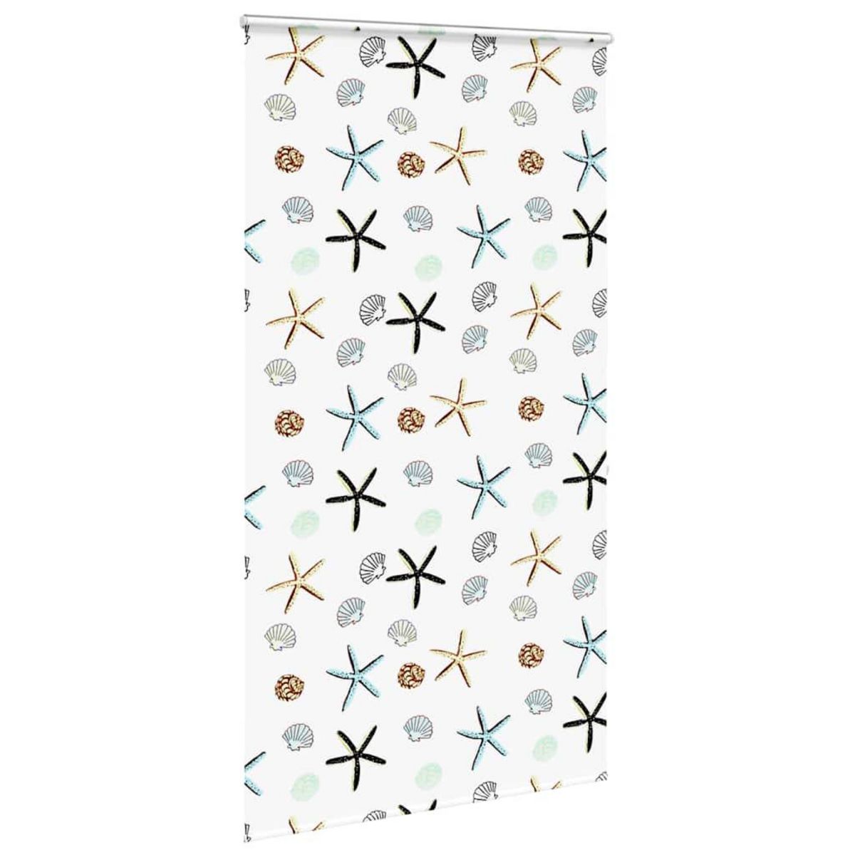 VIDAXL Store enrouleur de douche avec cassette largeur du tissu 116 cm