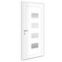 Voir la diapositive 5 : VIDAXL Porte d'entree Blanc 100x210 cm Aluminium et PVC
