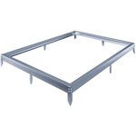 Habitat et Jardin Embase en aluminium pour serre jardin   Basilic   - 5,89 m² - Gris