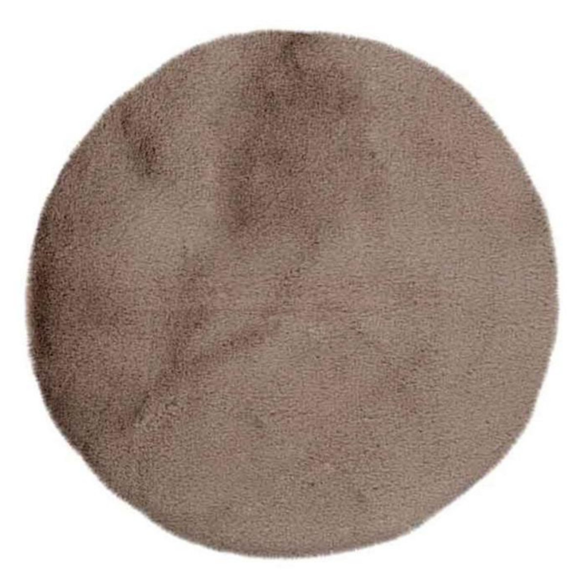 Paris Prix Tapis de Bain Fait à la Main  Rabbit  100cm Beige Foncé