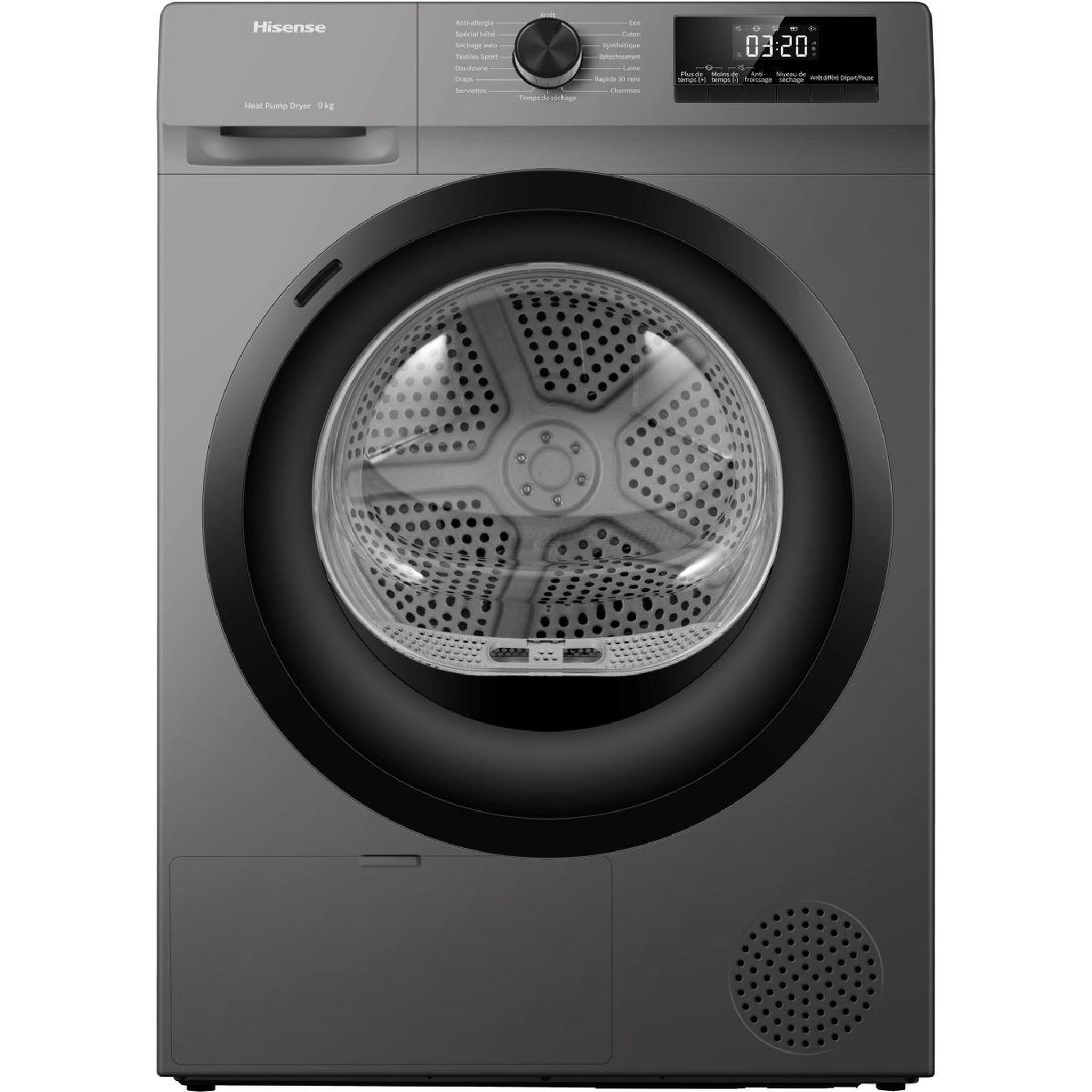 Hisense Sèche linge pompe à chaleur dhqe900utdc