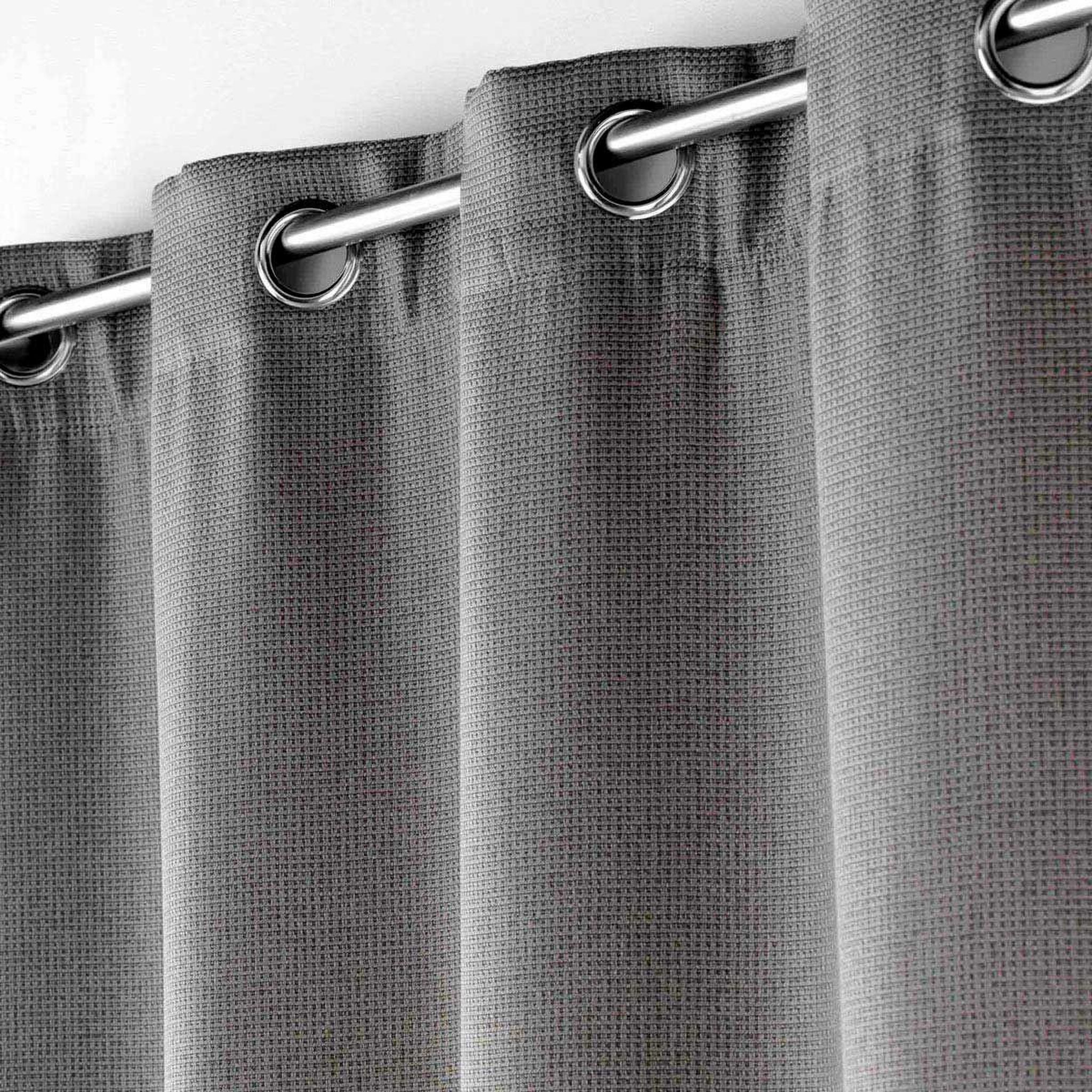 Voir la diapositive 2 : Douceur d'Intérieur Rideau occultant jacquard  blake  135x240cm anthracite