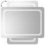 Voir la diapositive 4 : VIDAXL Miroir de salle de bain a LED 50x70 cm