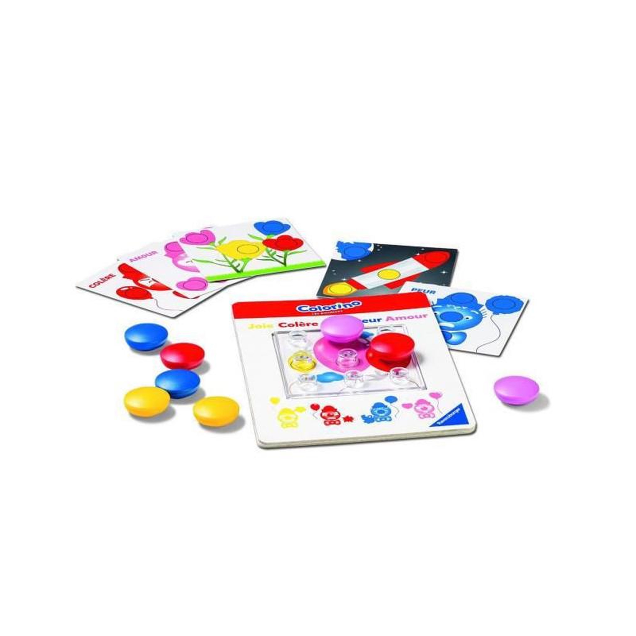 Voir la diapositive 3 : RAVENSBURGER Colorino les emotions en couleurs