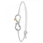 SC CRYSTAL Bracelet infini rose par SC Crystal