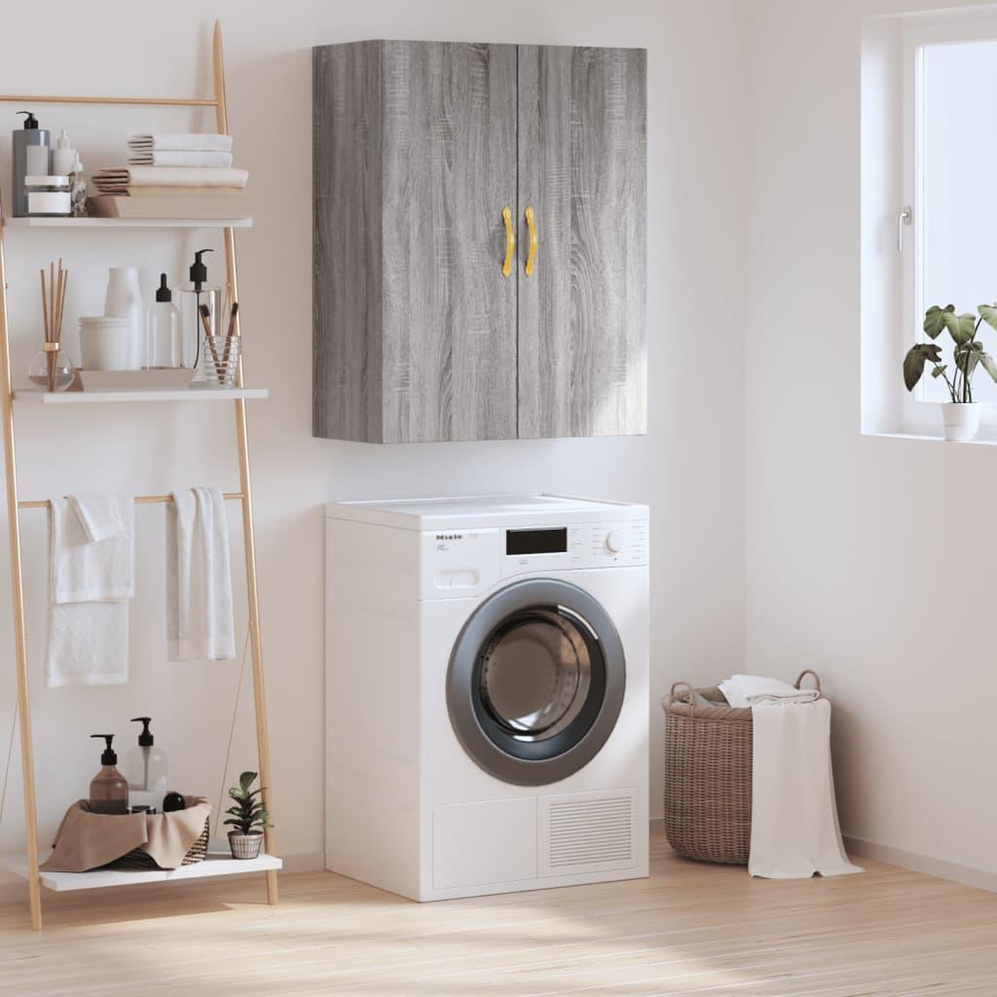 VIDAXL Armoire murale sonoma gris 69,5x34x90 cm
