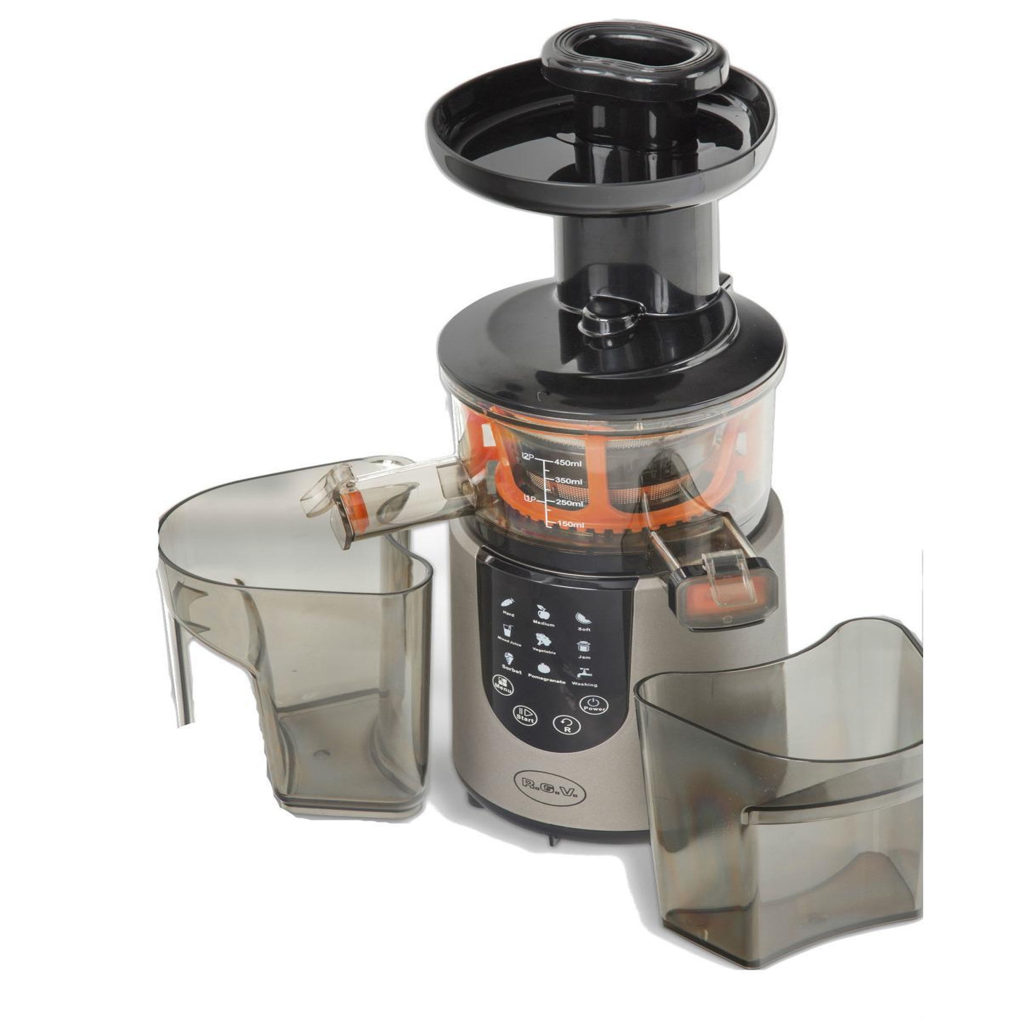 Voir la diapositive 2 : Rgv Rgv juice art digital centrifugeuse 200 w acier inoxydable