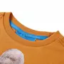 VIDAXL T-shirt enfants a manches longues ocre fonce 116