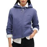 SUPERDRY Sweat Zippé  Femme Superdry Borg. Coloris disponibles : Bleu