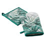 Voir la diapositive 1 : Paris Prix Gant & Manique Imprimé  Botanique  28cm Vert