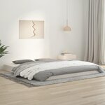 VIDAXL Cadre de lit sans matelas blanc 180x200 cm bois massif de pin