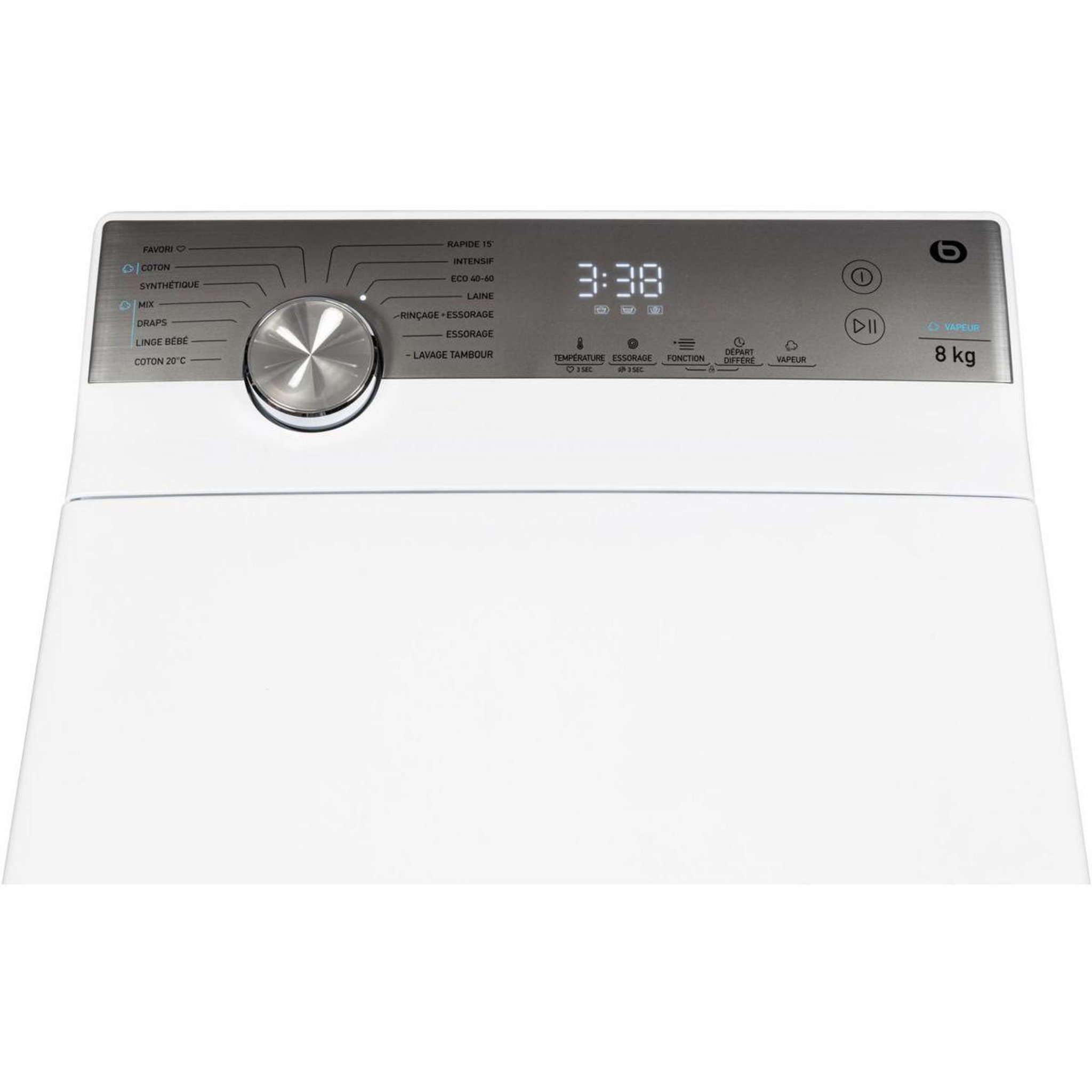 Voir la diapositive 4 : ESSENTIEL B Lave linge top elt813-2b