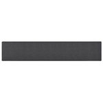VIDAXL Tapis de couloir Anthracite 50x300 cm