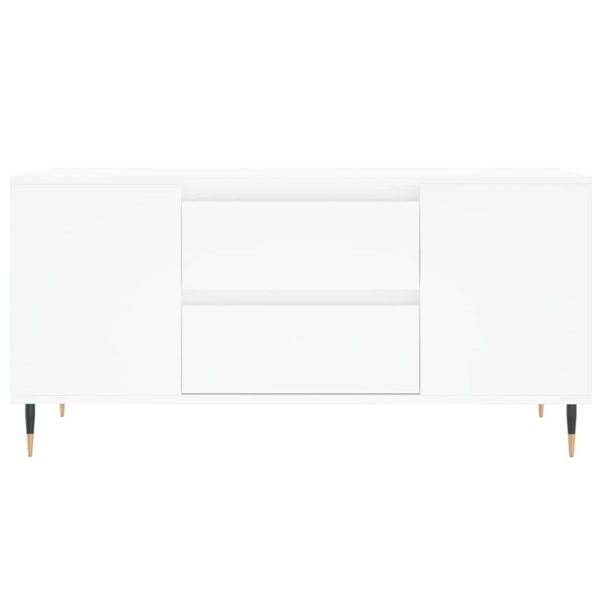 VIDAXL Table basse blanc 102x44,5x50 cm bois d'ingenierie