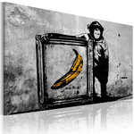 Paris Prix Tableau Imprimé  Inspired - Banksy -Black & White. Coloris disponibles : Multicolore