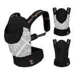 KINDERKRAFT Porte-bébé ergonomique réglable respirant. Coloris disponibles : Noir